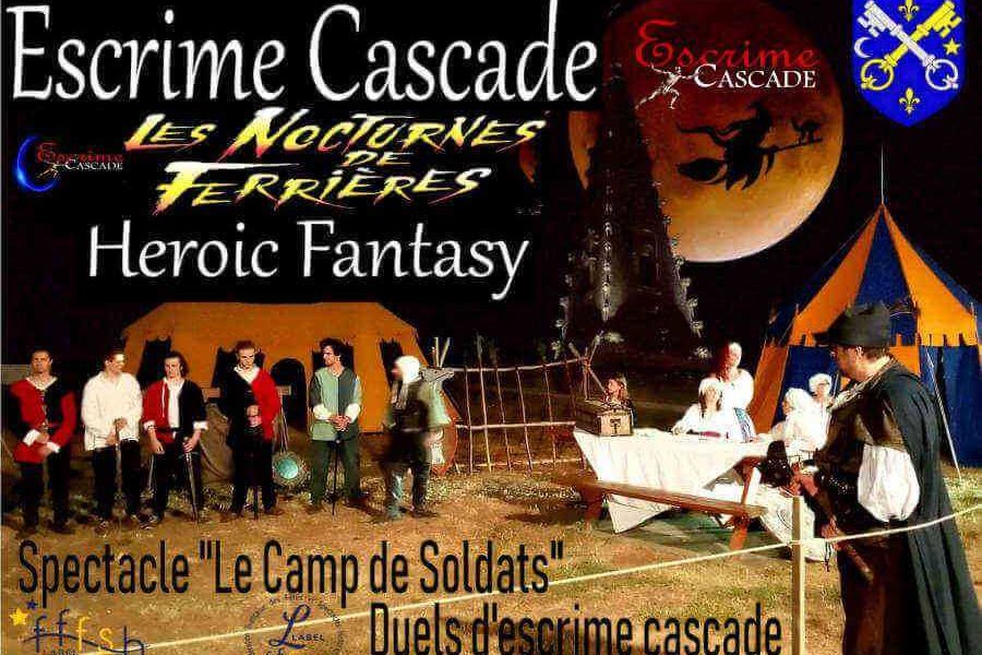 spectacle-escrime-cascade-Frederic trin-medieval Spectacle Escrime Cascade